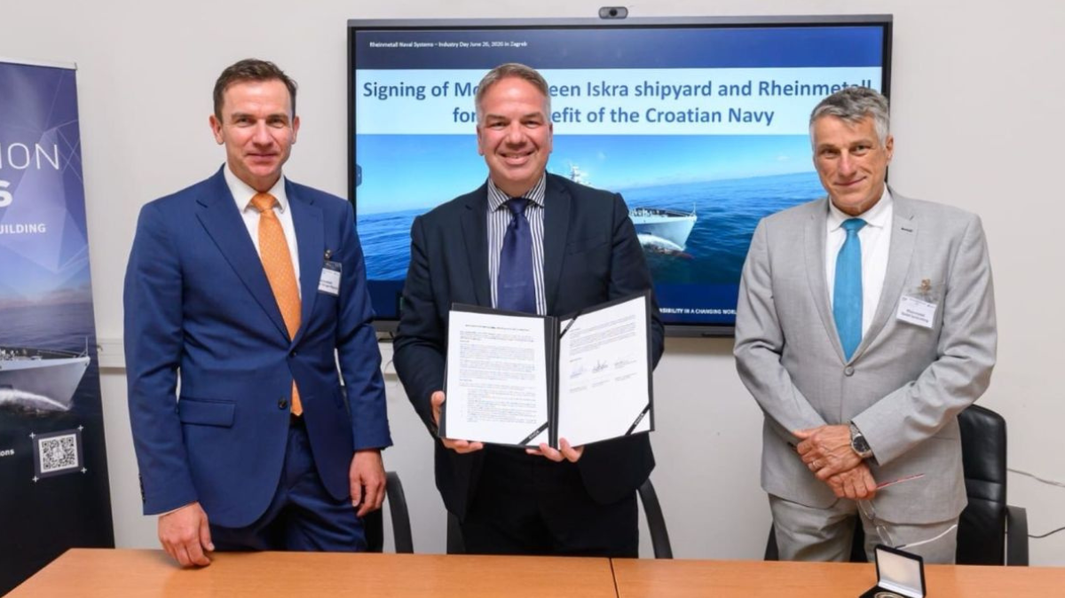 ISKRA Shipyard and 3. Maj Shipyard Sign Memorandum of Understanding with Rheinmetall Naval Systems